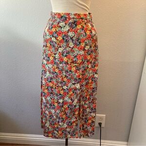 NWT H&M Floral Print Skirt 2